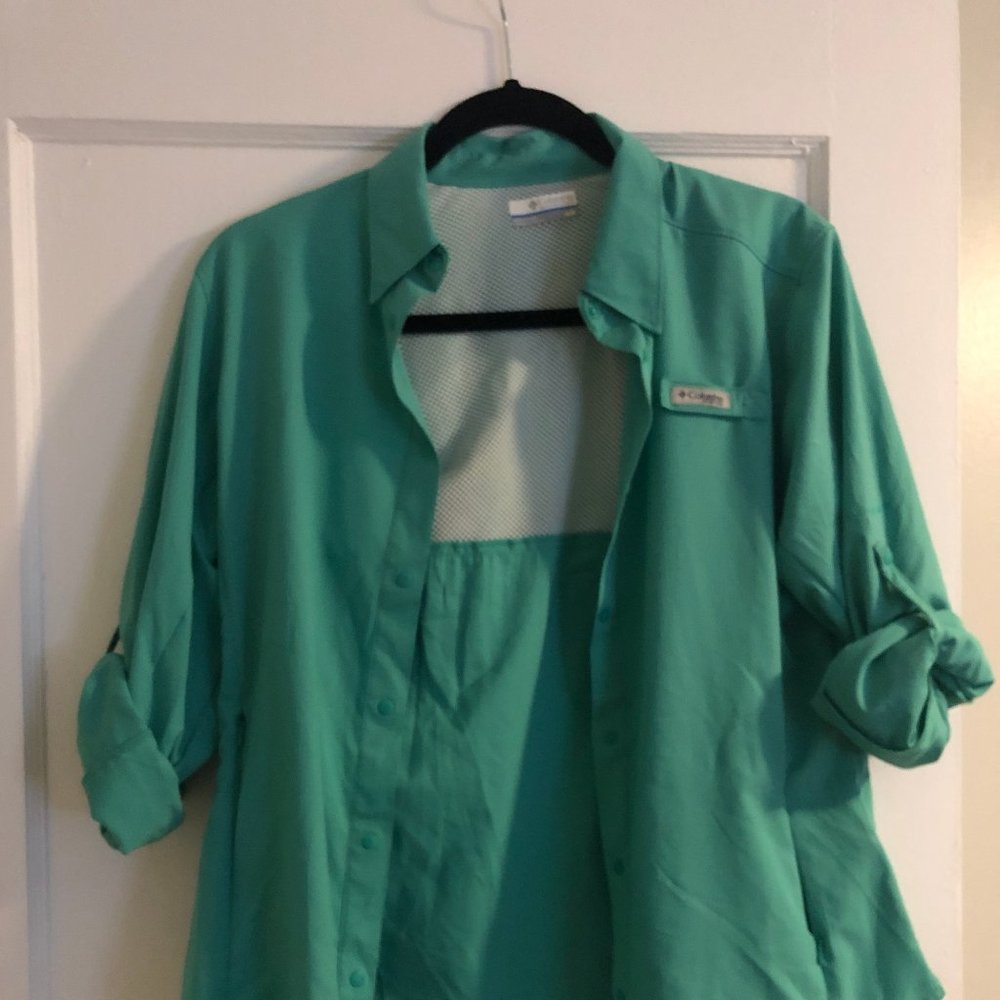 COLUMBIA PFG PERFORMANCE FISHING GEAR SHIRT WOMENS